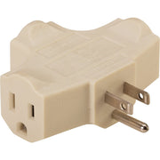 Beige 15A 3-Outlet Tap