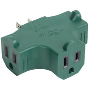 Green 15A 3-Outlet Tap