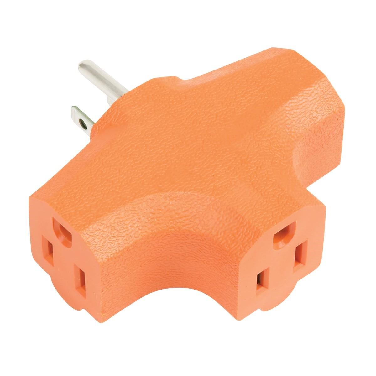 Orange 15A 3-Outlet Tap