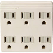 Ivory 15A 6-Outlet Tap
