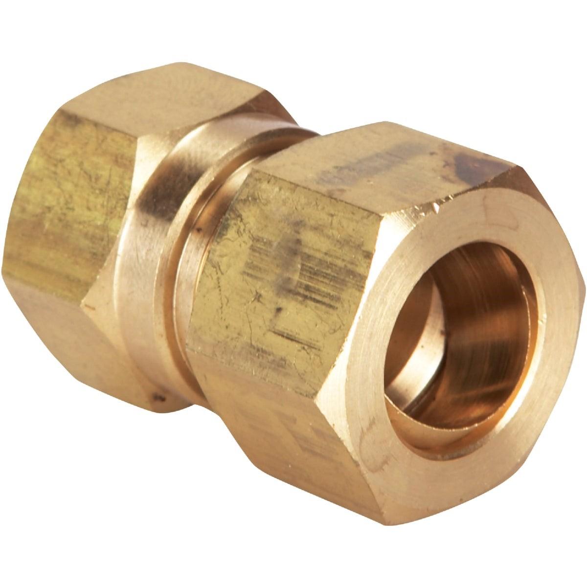 1/2 In. x 3/8 In. Brass Union Compression Adapter