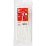 7 In. x 0.189 In. Natural Color Molded Nylon Cable Tie (100-Pack)