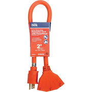 2 Ft. 12/3 Extension Cord with Powerblock