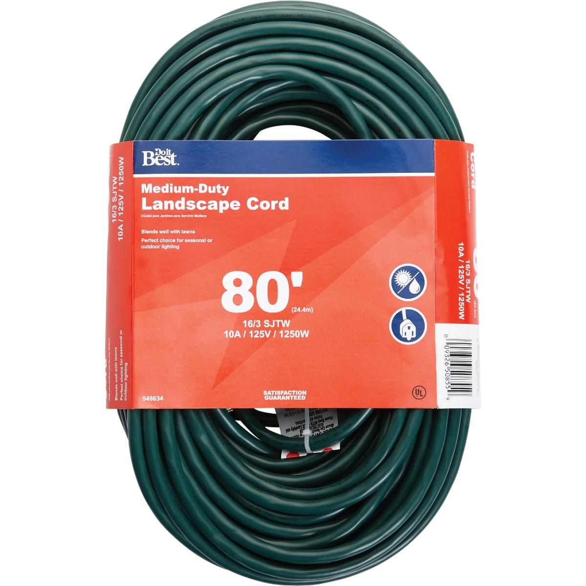 80 Ft. 16/3 Landscape Extension Cord
