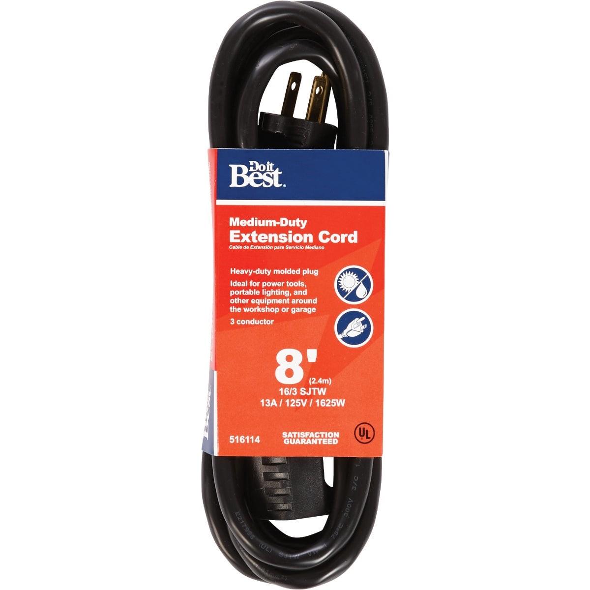 8 Ft. 16/3 Abrasion Resistant Extension Cord