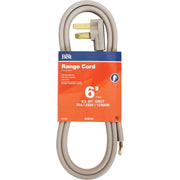 6 Ft. 6/2 + 8/1 Ga. 3-Conductor Range Cord