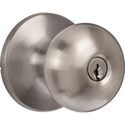 Steel Pro Brushed Nickel Entry Door Knob