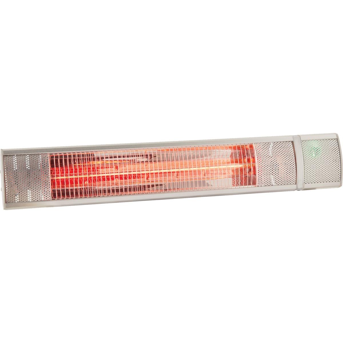 Garage Quartz Heater, 1500W, 120V, Electric, 5120 BTU