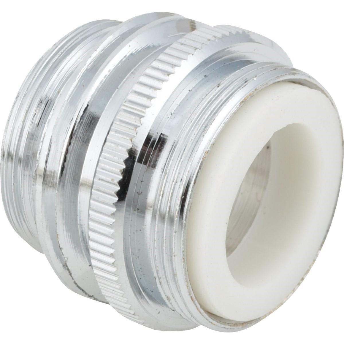 15/16" Outside or 55/64" Inside to 3/4" Dual Thread Faucet Adapter, Low Lead