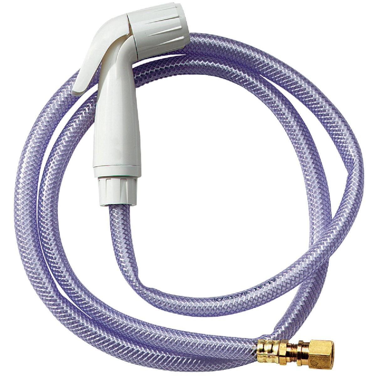 48 In. White Replacement Sprayer & Hose Assembly