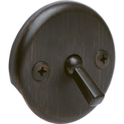 Two-Hole Oil-Rubbed Bronze Bath Drain Face Plate