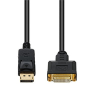 8in DisplayPort M to DVI Adpt