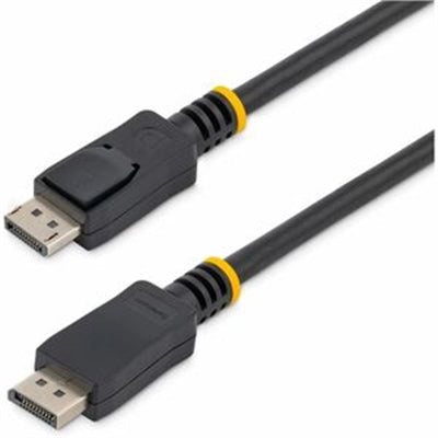 StarTech.com 10-Pack 15ft (4.6m) DisplayPort 1.2 Cable  4K X 2K UHD VESA Certified DP Cable  DP Cord for Monitor  Latching Connectors