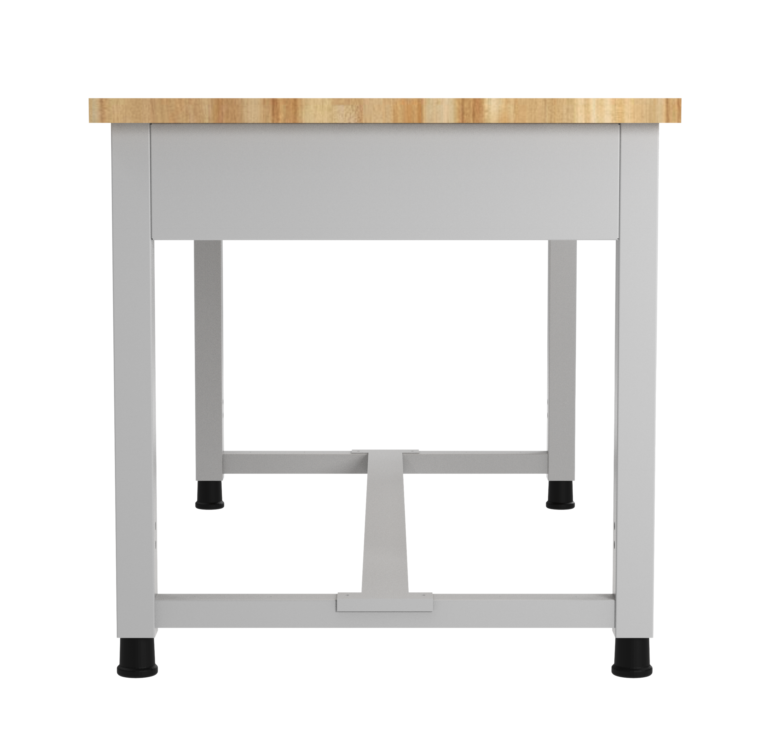 Fab-Lab Industrial Work Table - Steel, 60"W x 30"D x 29 to 37"H