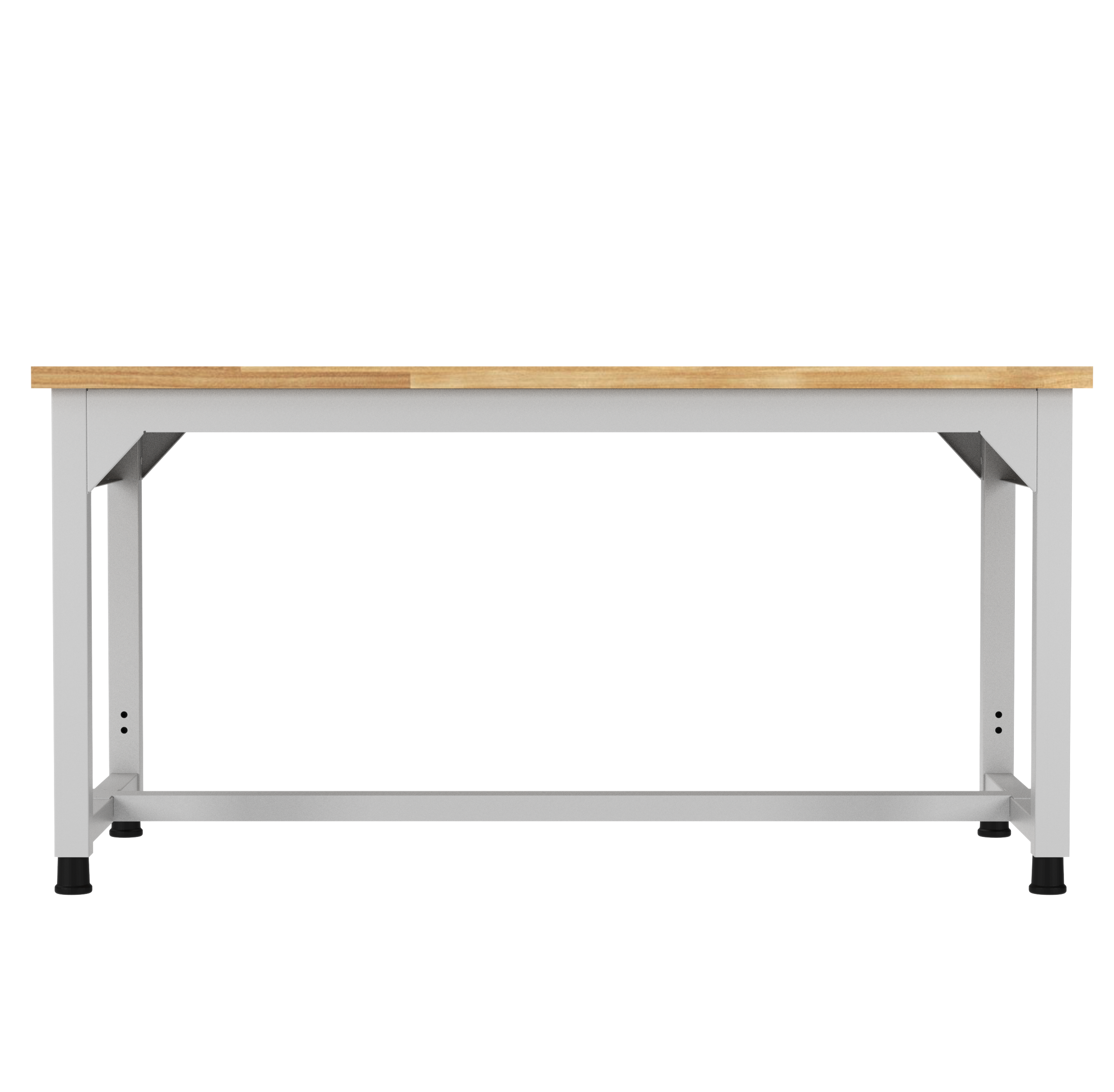 Fab-Lab Industrial Work Table - Steel, 60"W x 30"D x 29 to 37"H
