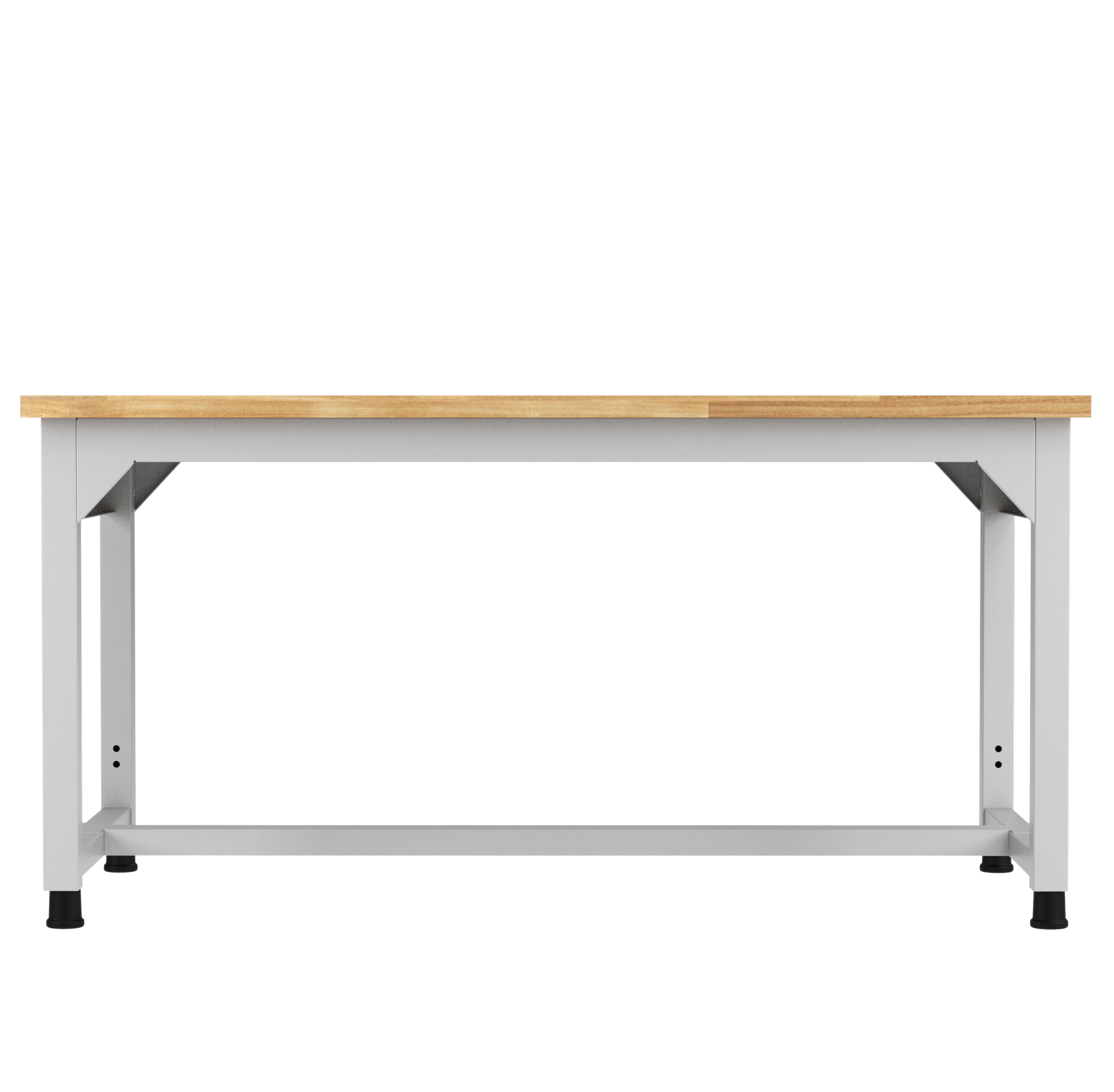 Fab-Lab Industrial Work Table - Steel, 60"W x 30"D x 29 to 37"H