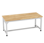 Fab-Lab Industrial Work Table - Steel, 72"W x 30"D x 29 to 37"H