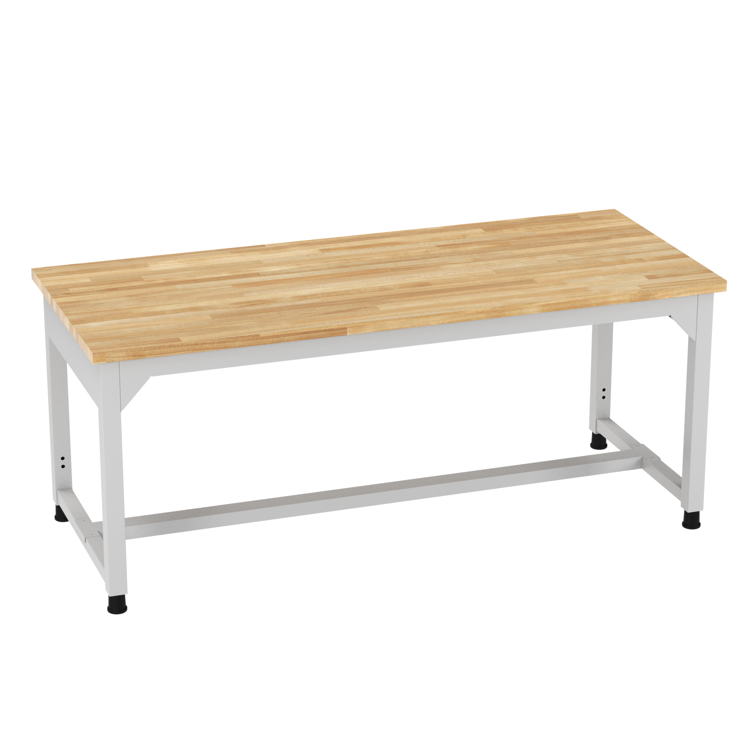 Fab-Lab Industrial Work Table - Steel, 72"W x 30"D x 29 to 37"H