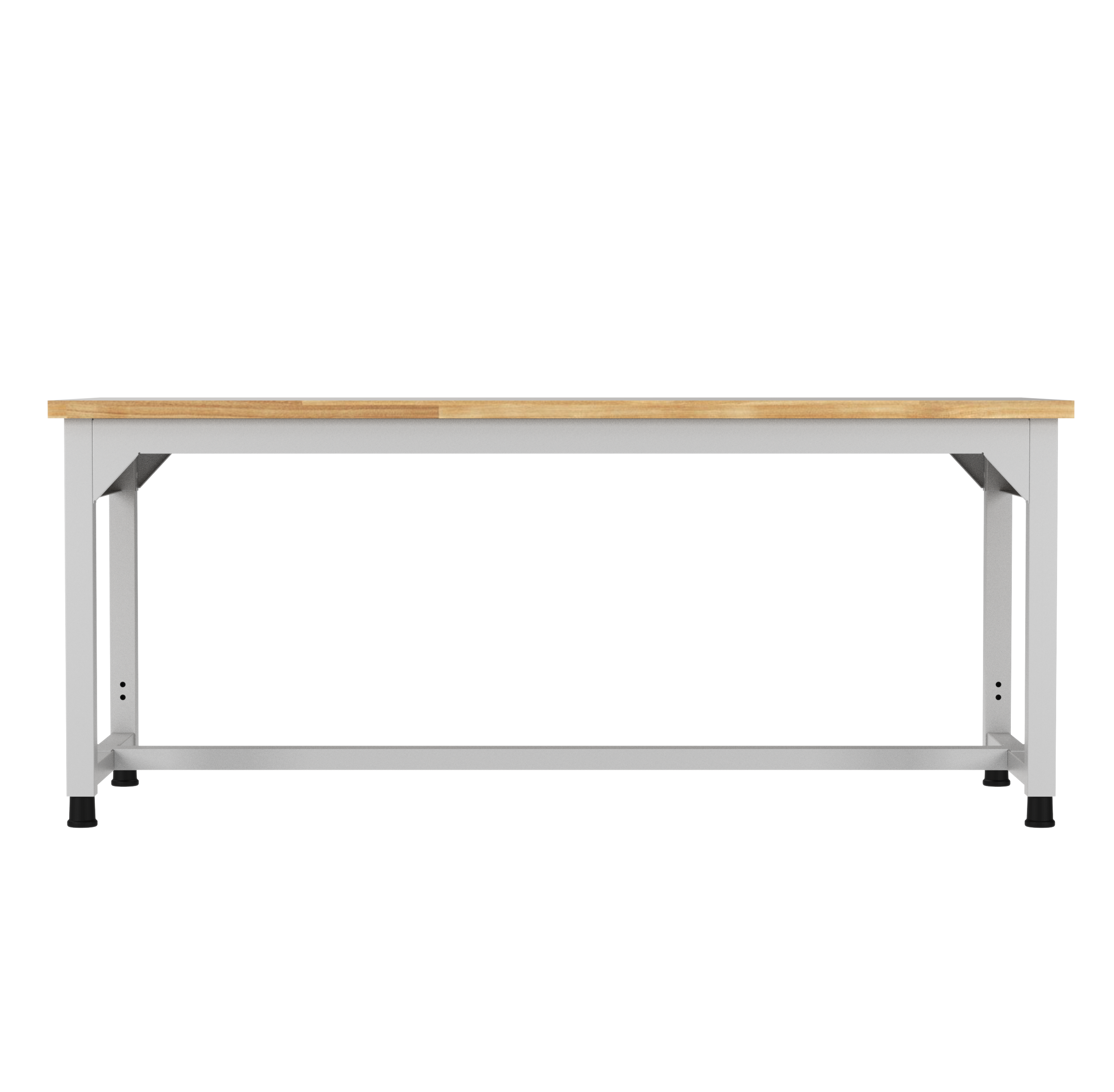 Fab-Lab Industrial Work Table - Steel, 72"W x 30"D x 29 to 37"H