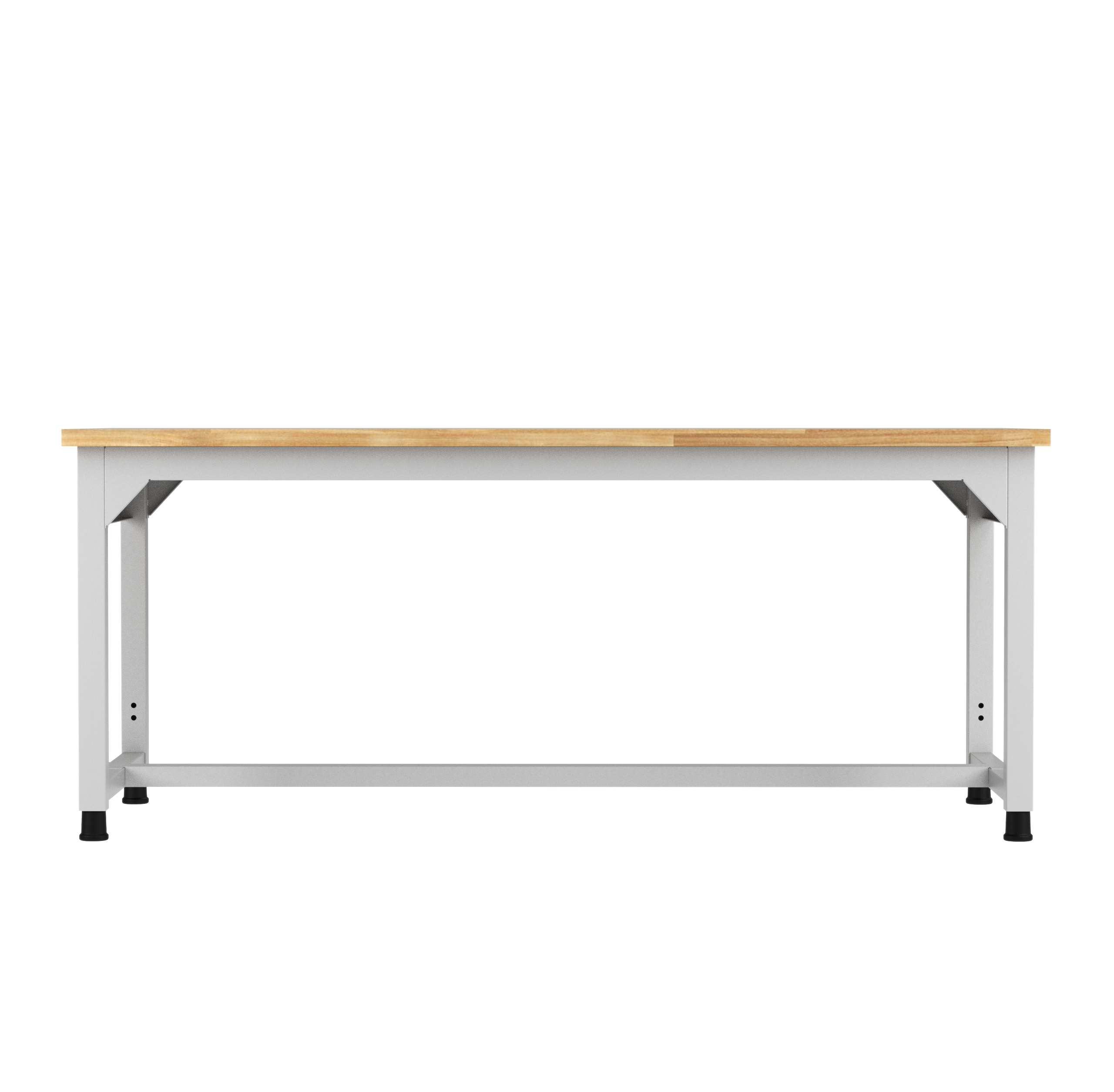 Fab-Lab Industrial Work Table - Steel, 72"W x 30"D x 29 to 37"H