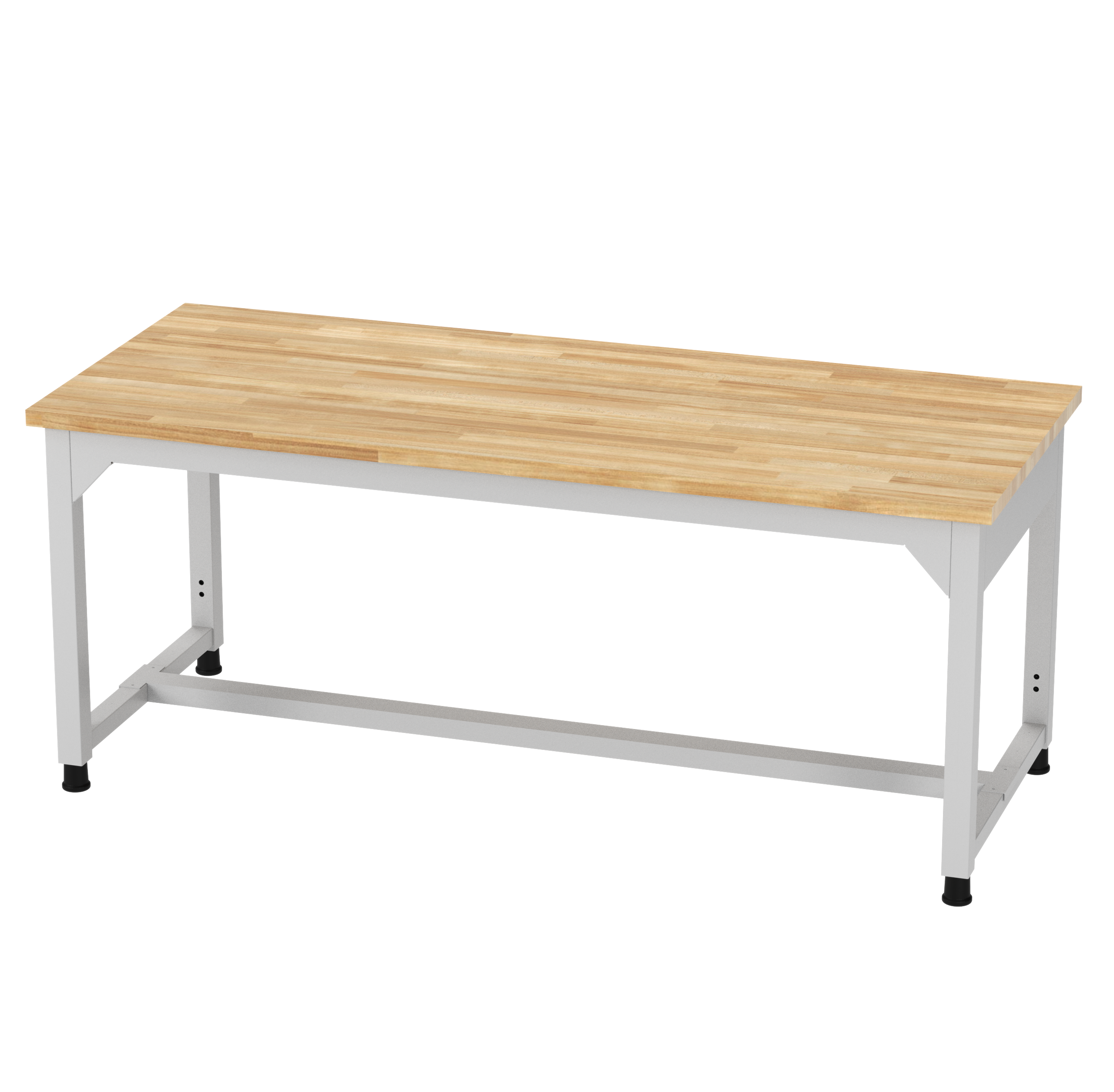 Fab-Lab Industrial Work Table - Steel, 72"W x 30"D x 29 to 37"H