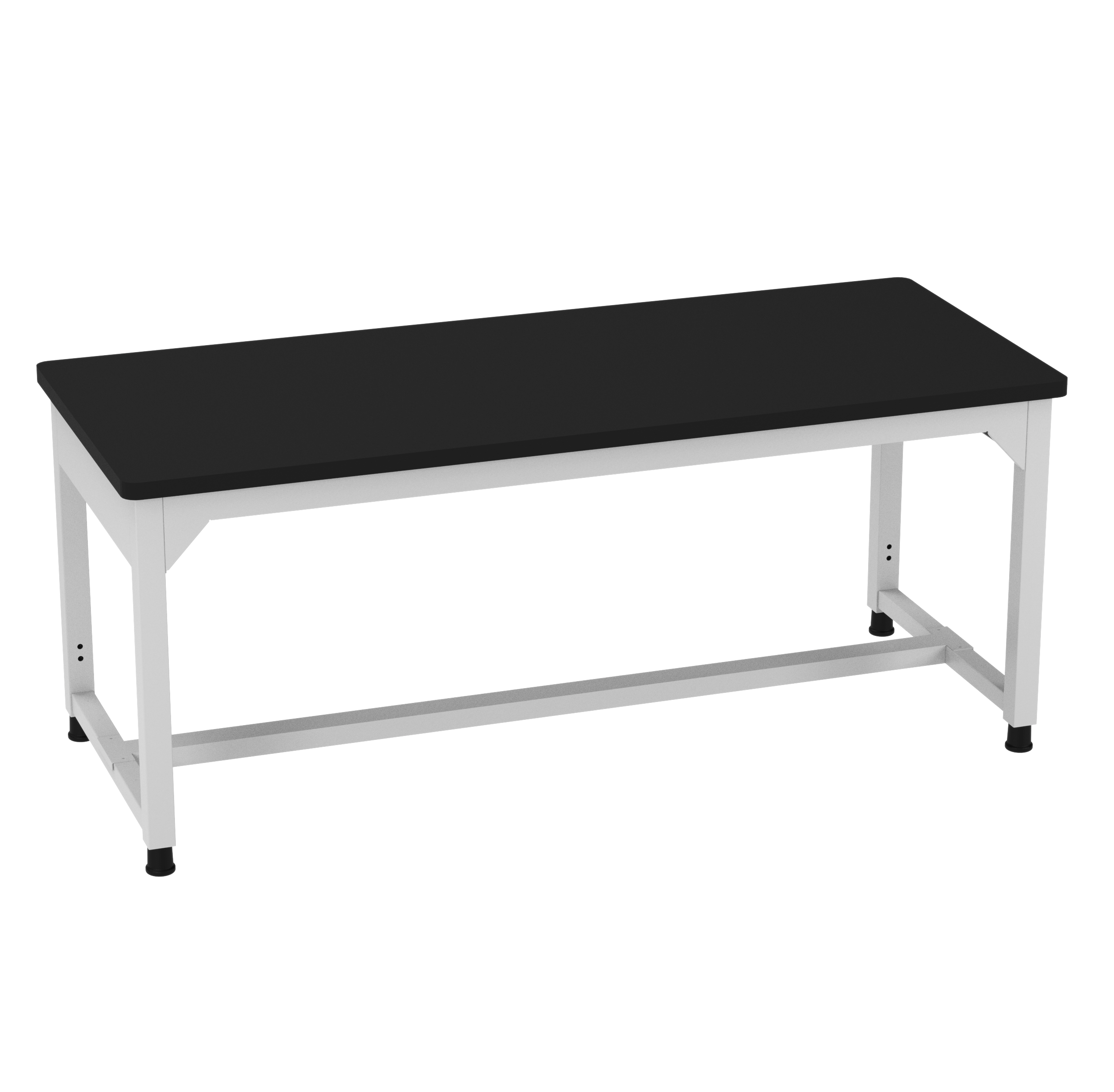 Fab-Lab Industrial Work Table - Steel, 72"W x 30"D x 28-1/2 to 36-1/2"H