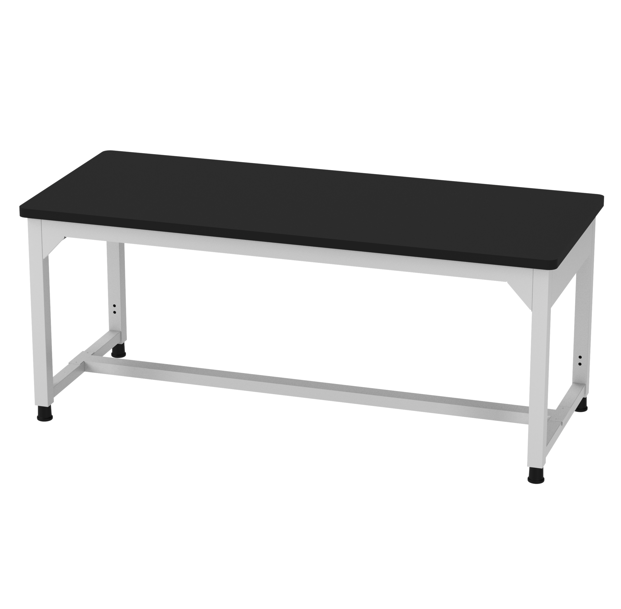 Fab-Lab Industrial Work Table - Steel, 72"W x 30"D x 28-1/2 to 36-1/2"H