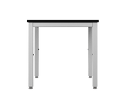 Accu Table Lab Table, Adjustable Height, 60"W x 30"D, Glide Base, Epoxy Top, Off-White Finish