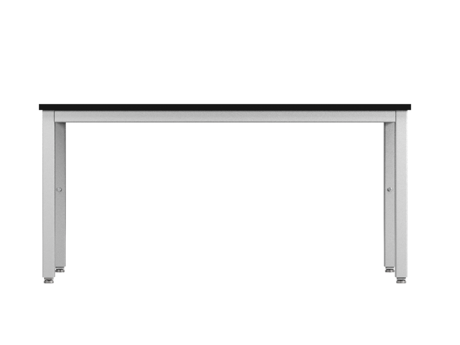 Accu Table Lab Table, Adjustable Height, 60"W x 30"D, Glide Base, Epoxy Top, Off-White Finish