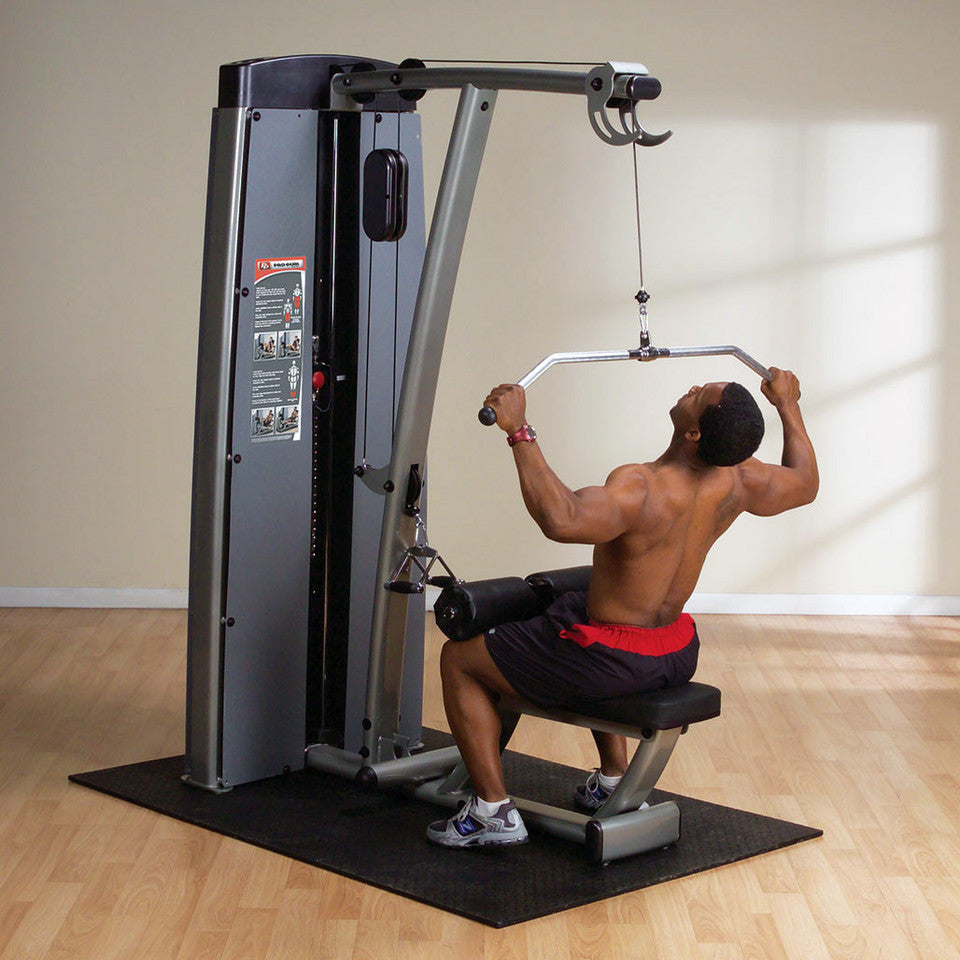 Dual Lat/Row-Machine, Freestanding 210Lb Stack