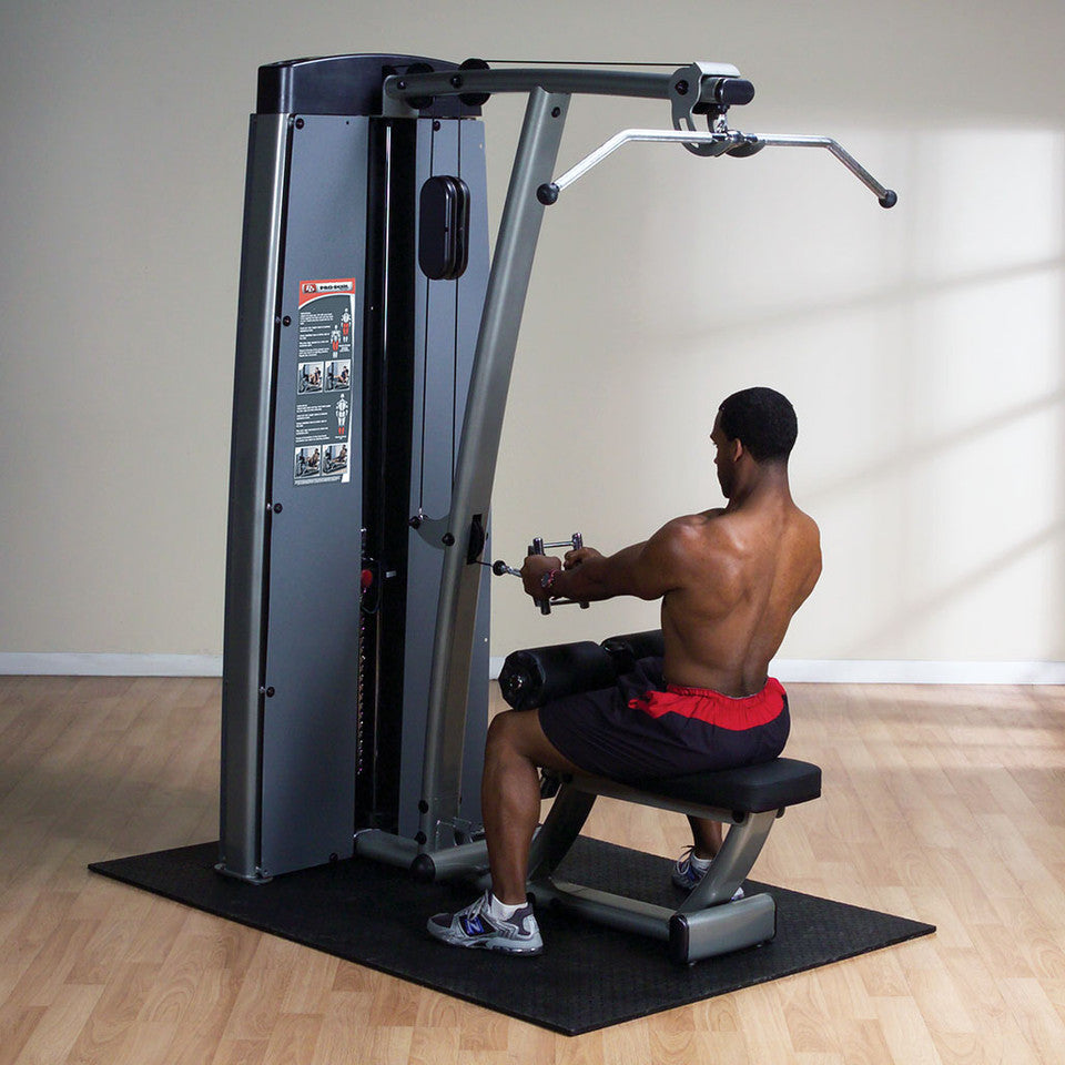 Dual Lat/Row-Machine, Freestanding 210Lb Stack