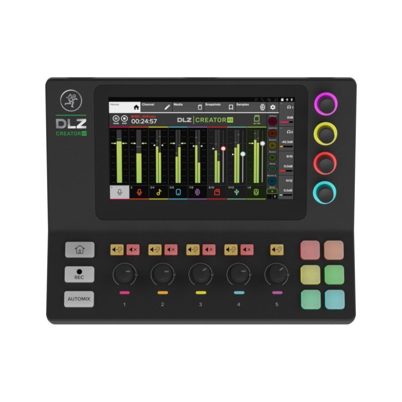 Mackie DLZ-CREATOR-XS Compact Adaptive Digital Mixer For Streaming And Podcasting