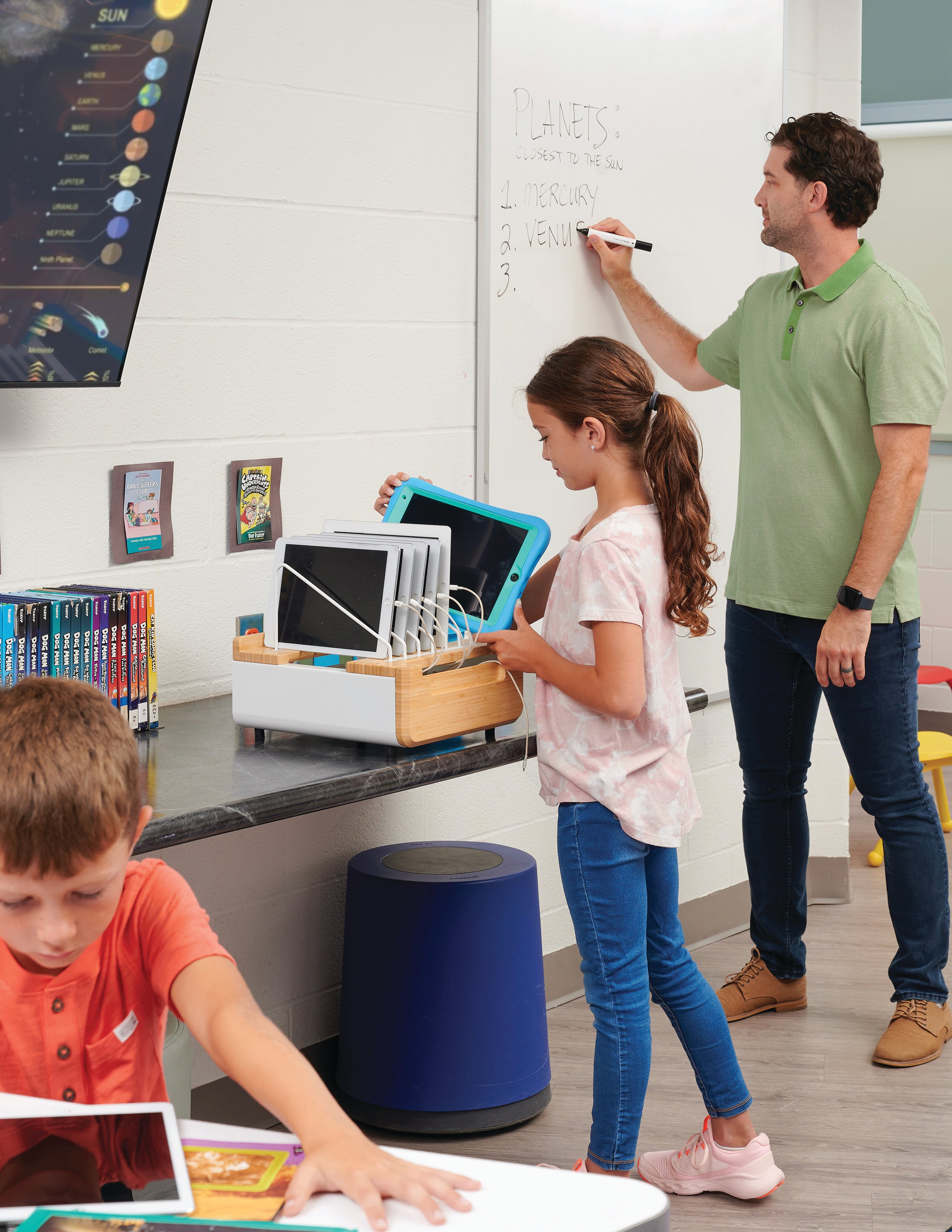 Device Management Stand - holds 6 devices