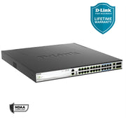 D-Link DMS-3130-30PS Managed L3 10G Ethernet (100/1000/10000) Power Over Ethernet (PoE) Black