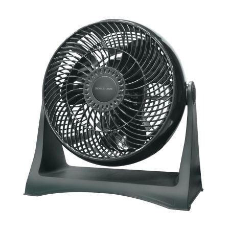 1DAFHV8E Denali Aire, High Velocity Turbo Fan, 3-Speed, Black, 8 Inch Size, 35 W