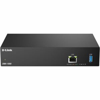 D-Link DNH-1000 Nuclias Connect Hardware Controller—Scalable & Compact Network Solution—Management of up to 500 Devices—Follows NDAA