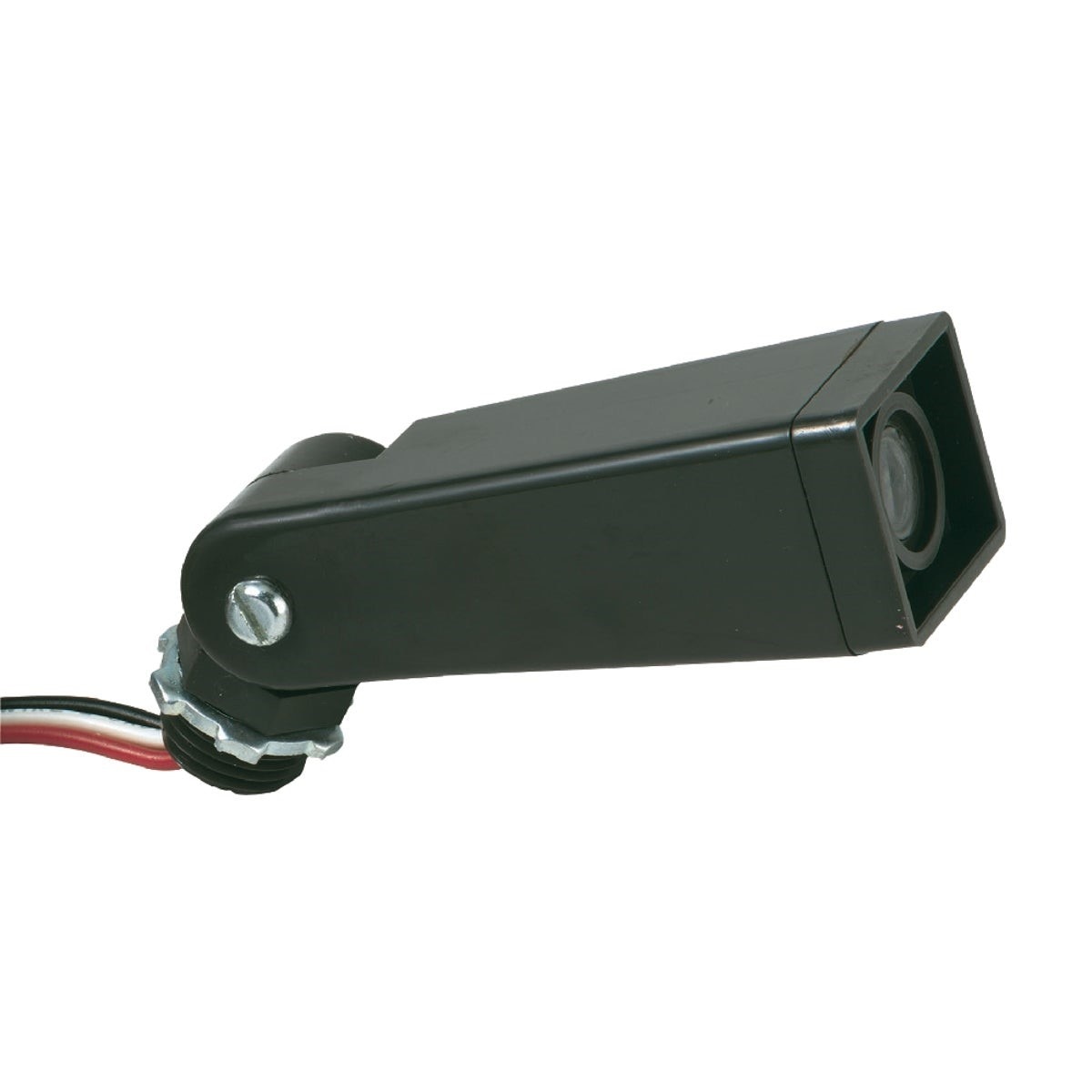 Hard Wire Bronze Floodlight Photocell Lamp Control