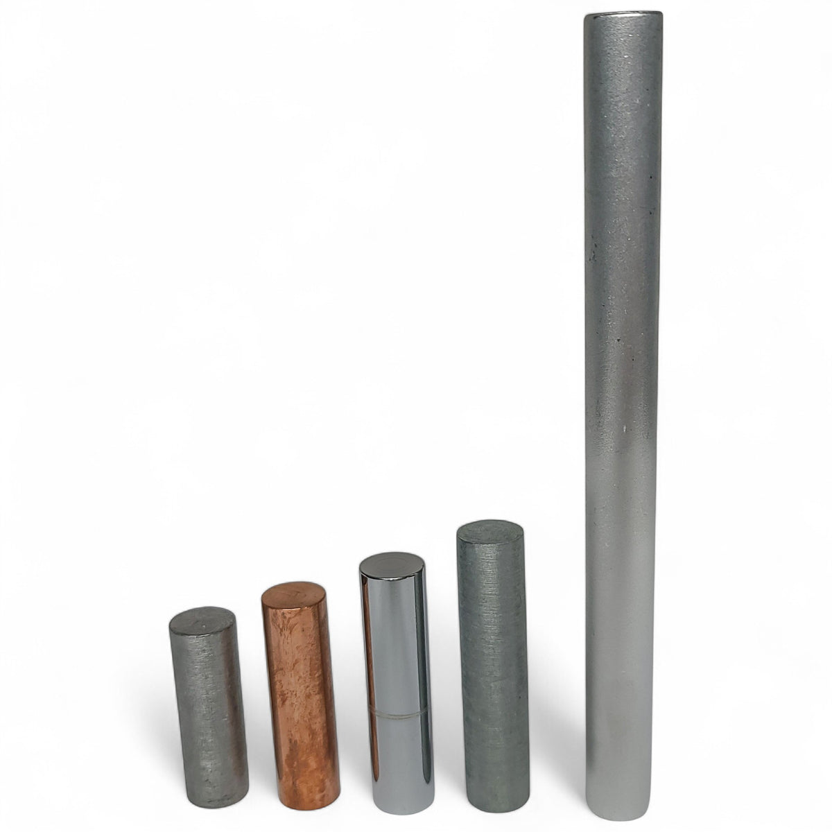 Density Rod or Equal Mass Set, Includes 5 Metals, Case of 10 Sets