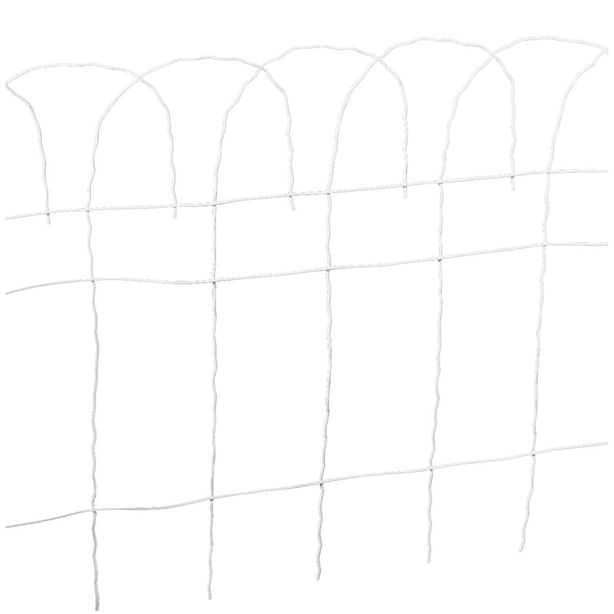 Best Garden 14 In. H x 20 Ft. L Galvanized Wire Decorative Border Fence