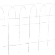 Best Garden 14 In. H x 20 Ft. L Galvanized Wire Decorative Border Fence