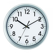 Impecca 12 Inch Quiet Movement Wall Clock - Silver