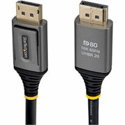 StarTech 5ft DisplayPort 2.1 Cable, VESA Certified DP80 DisplayPort Cable, 10K/8K 60Hz, 16K 60Hz/8K 240Hz w/DSC 1.2a, DP 2.1 Cord