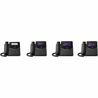 Cisco - DP-9851-K9 9851 VoIP IP Desk Phone 6-Line Gigabit PoE 3.7-inch Color LCD CUCM Webex Calling BroadWorks 3PCC HAC BNR - Carbon Black