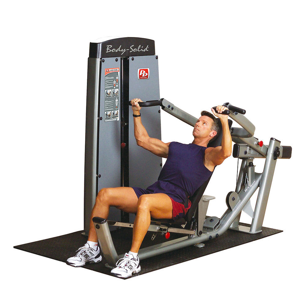 Dual Fid Press-Machine, Freestanding W 210Lb Stack