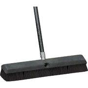 18 In. W. x 60 In. L. Metal Handle Black-Fibre Border Push Broom