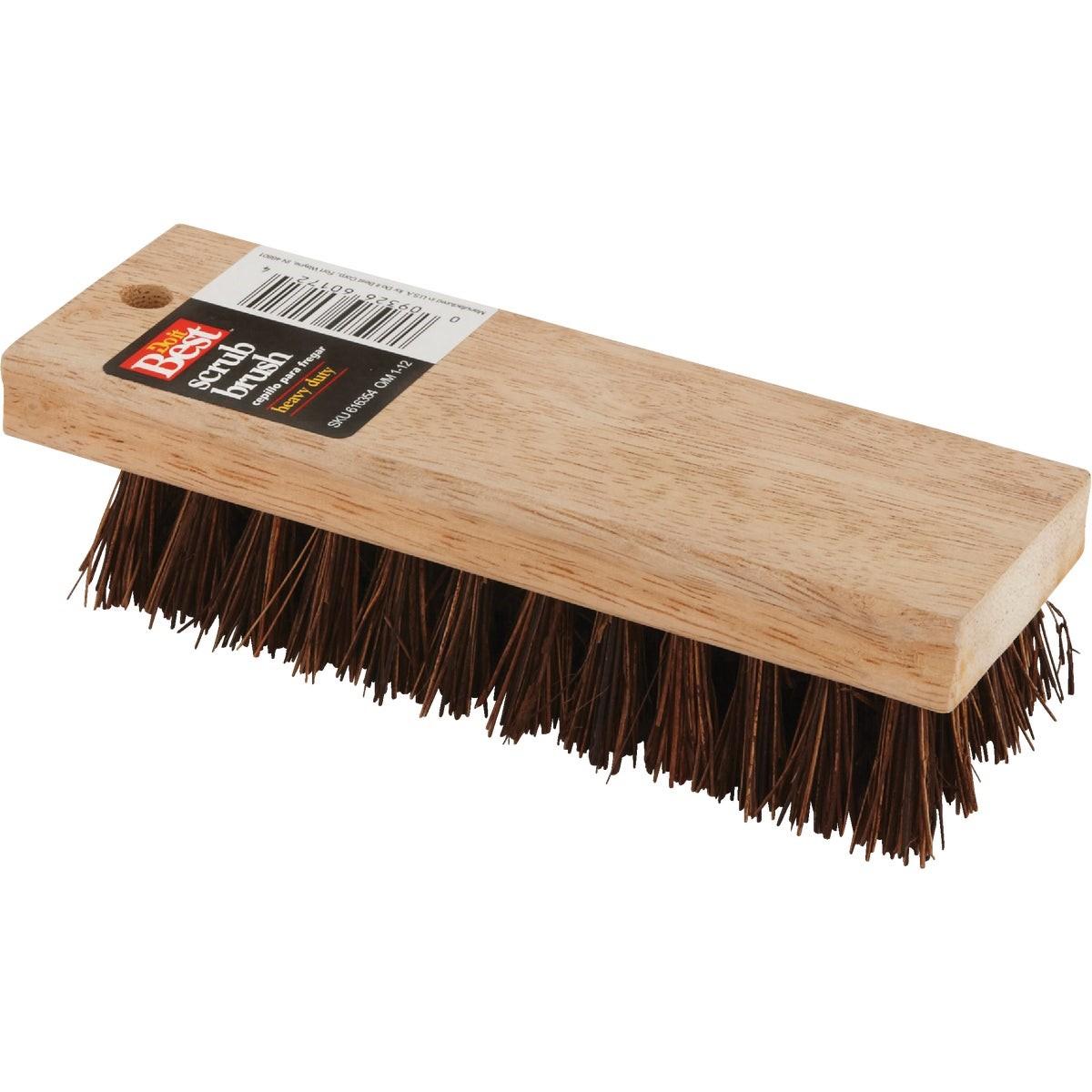 7-1/4 In. Palmyra Bristle Hardwood Scrub Brush
