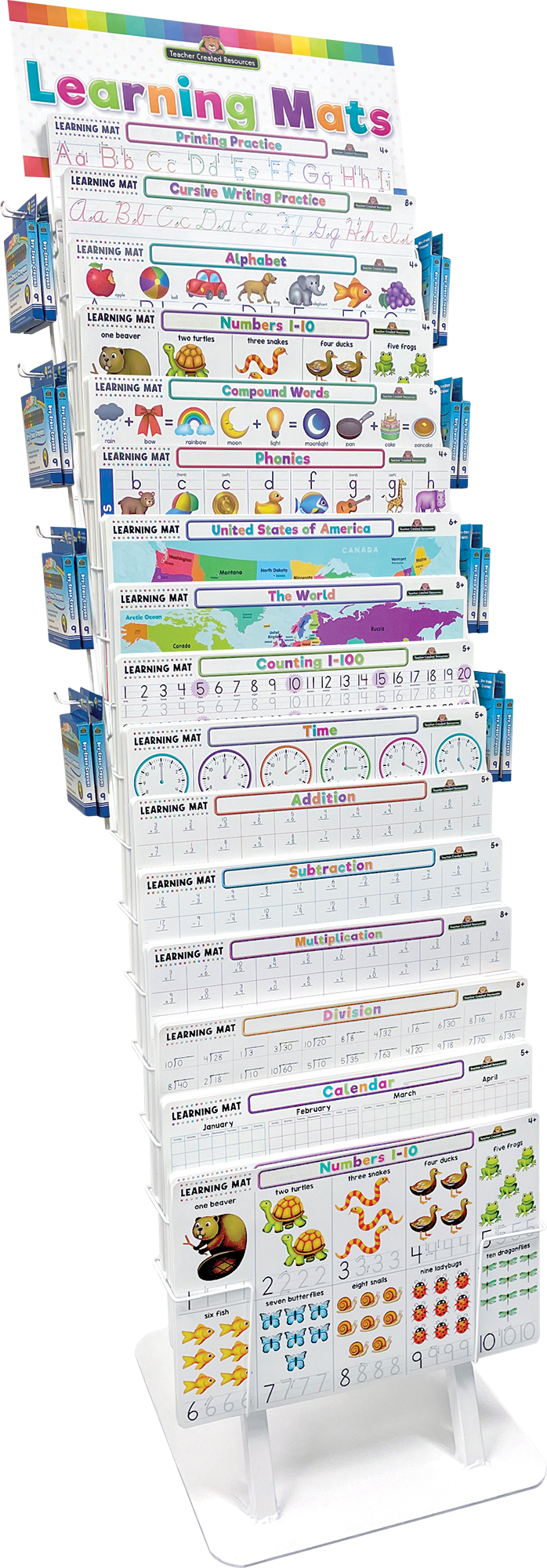 Learning Mats Rack