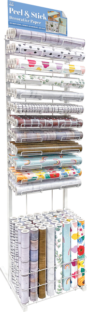 Peel and Stick Decorative Paper Rack
