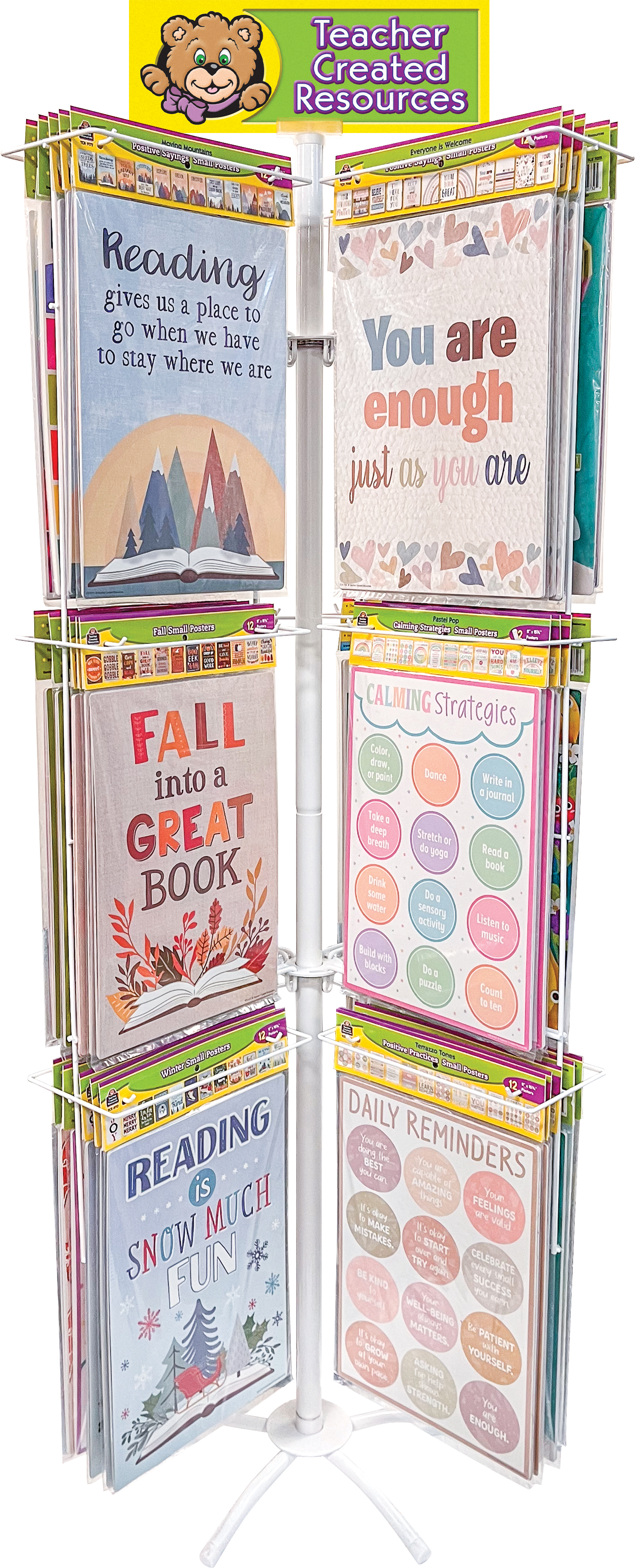 Small Poster Packs Rack (also used for Create & Decorate Quick Kits)