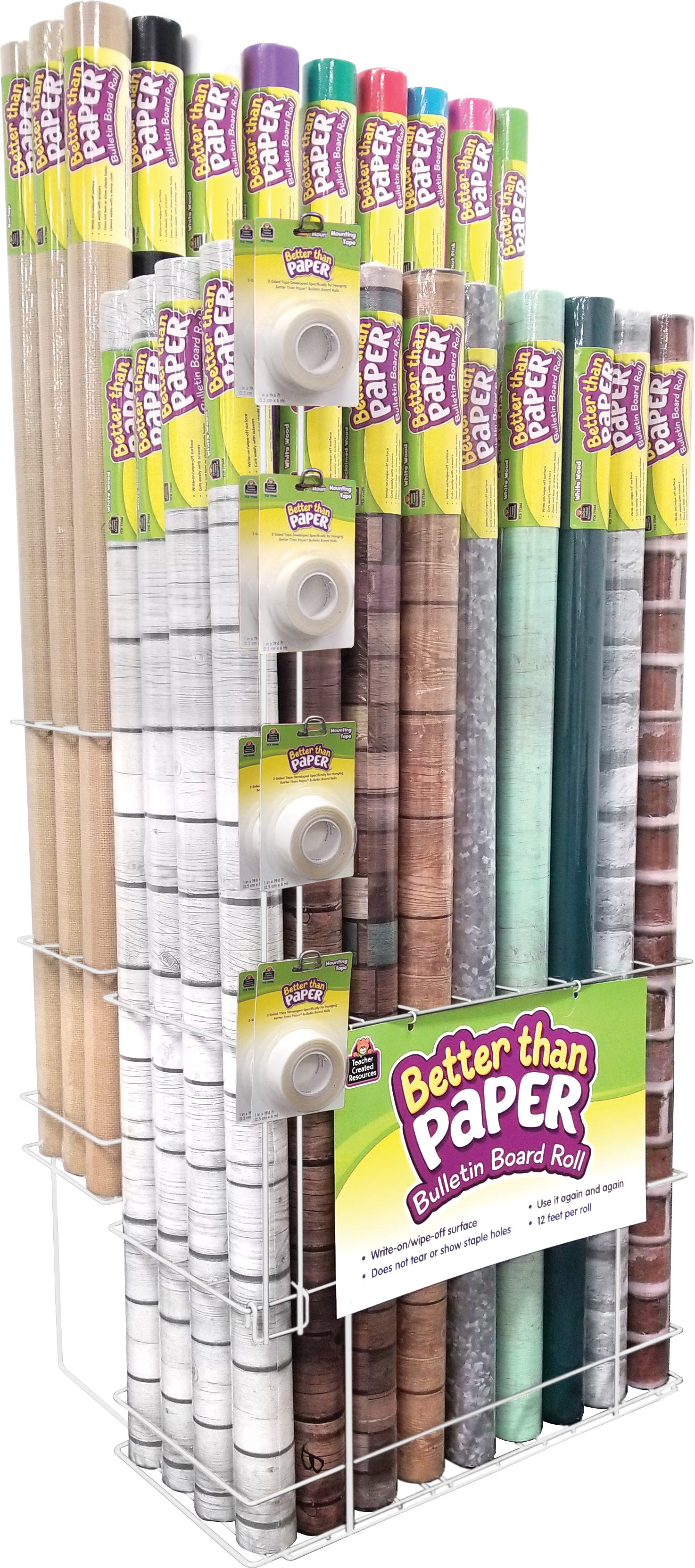 Better Than Paper® Bulletin Board Rolls Rack